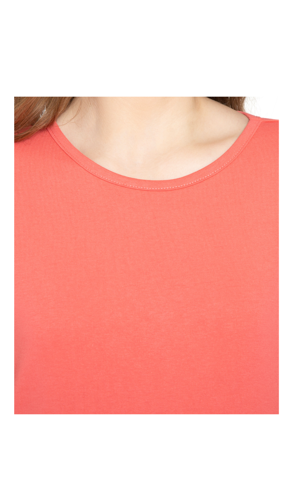 Women's 3/4 Sleeve Crew Neck Top – Comfortable Jer