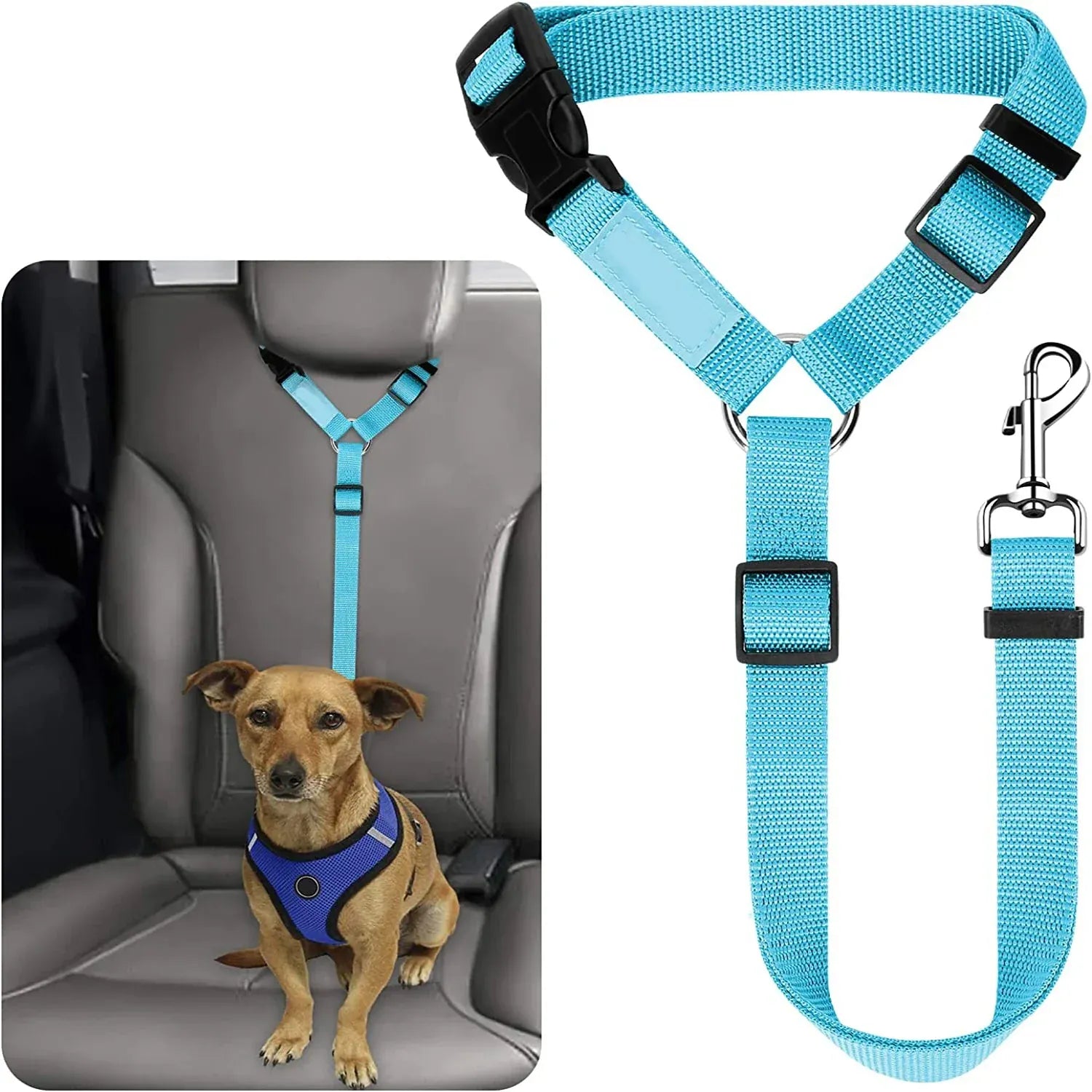 1pc Dog And Cat Car Seat Belt