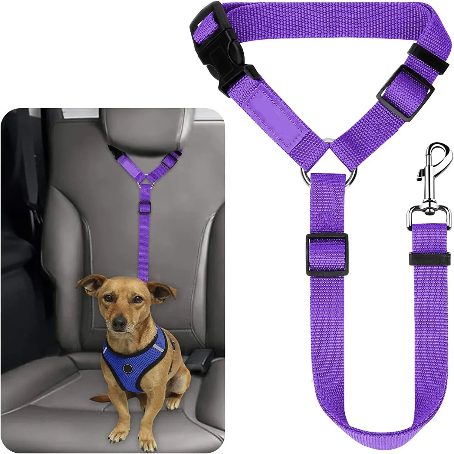 1pc Dog And Cat Car Seat Belt