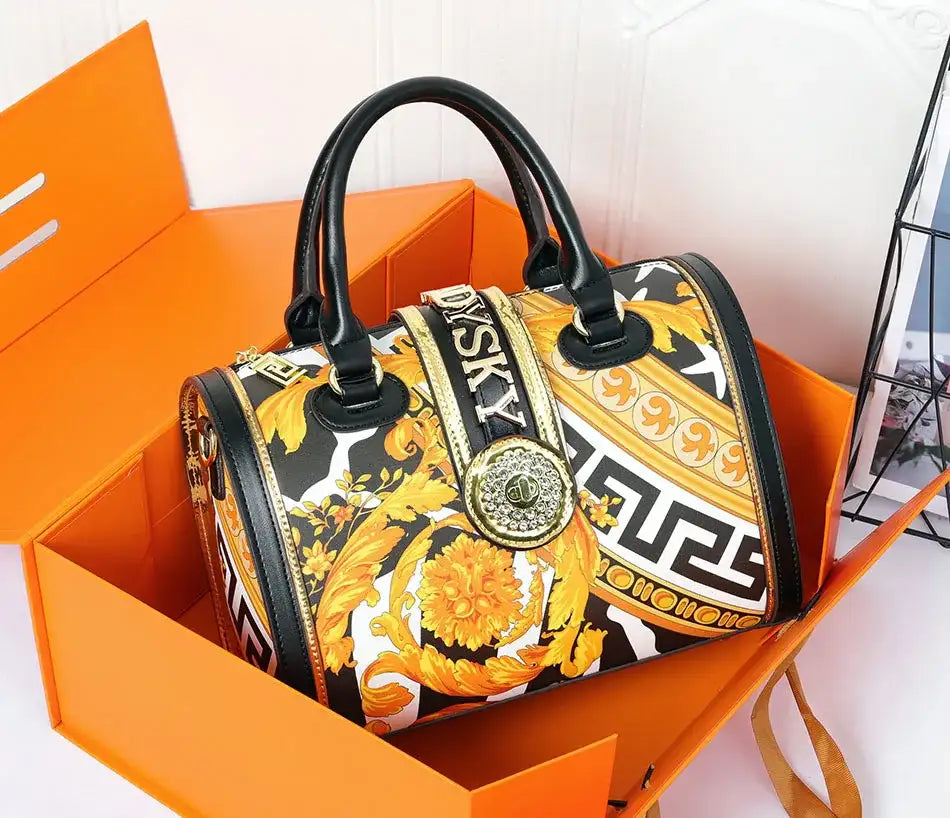 2026 Geometric Pattern Tote | Women's Large-Capacity Pillow Bag