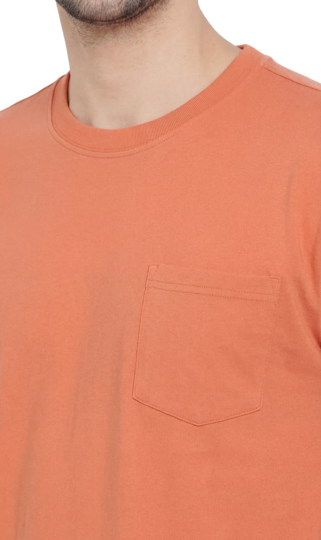 Men's Heavyweight Short Sleeve Crew Neck with Pocket T-Shirt