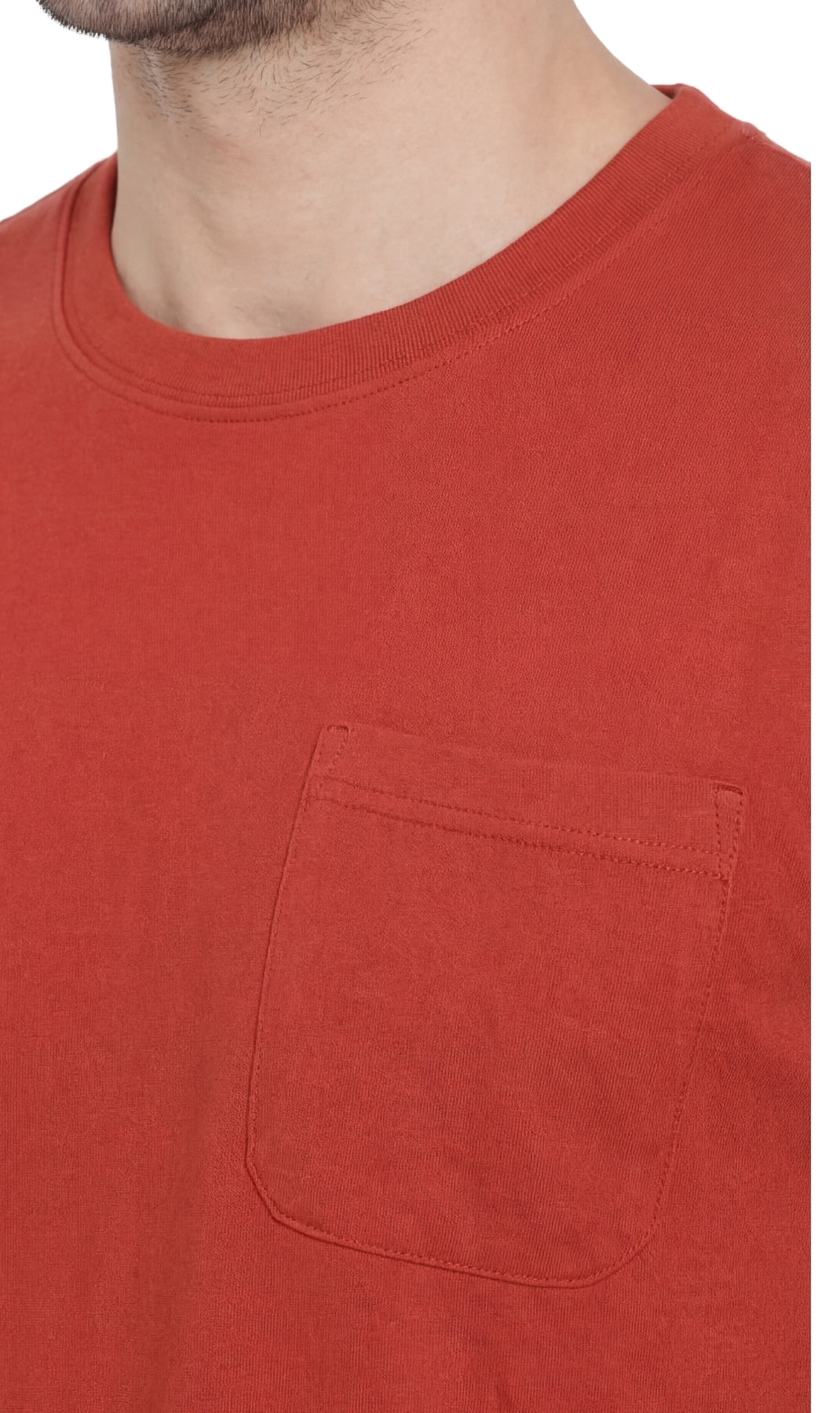 Men's Heavyweight Short Sleeve Crew Neck with Pocket T-Shirt