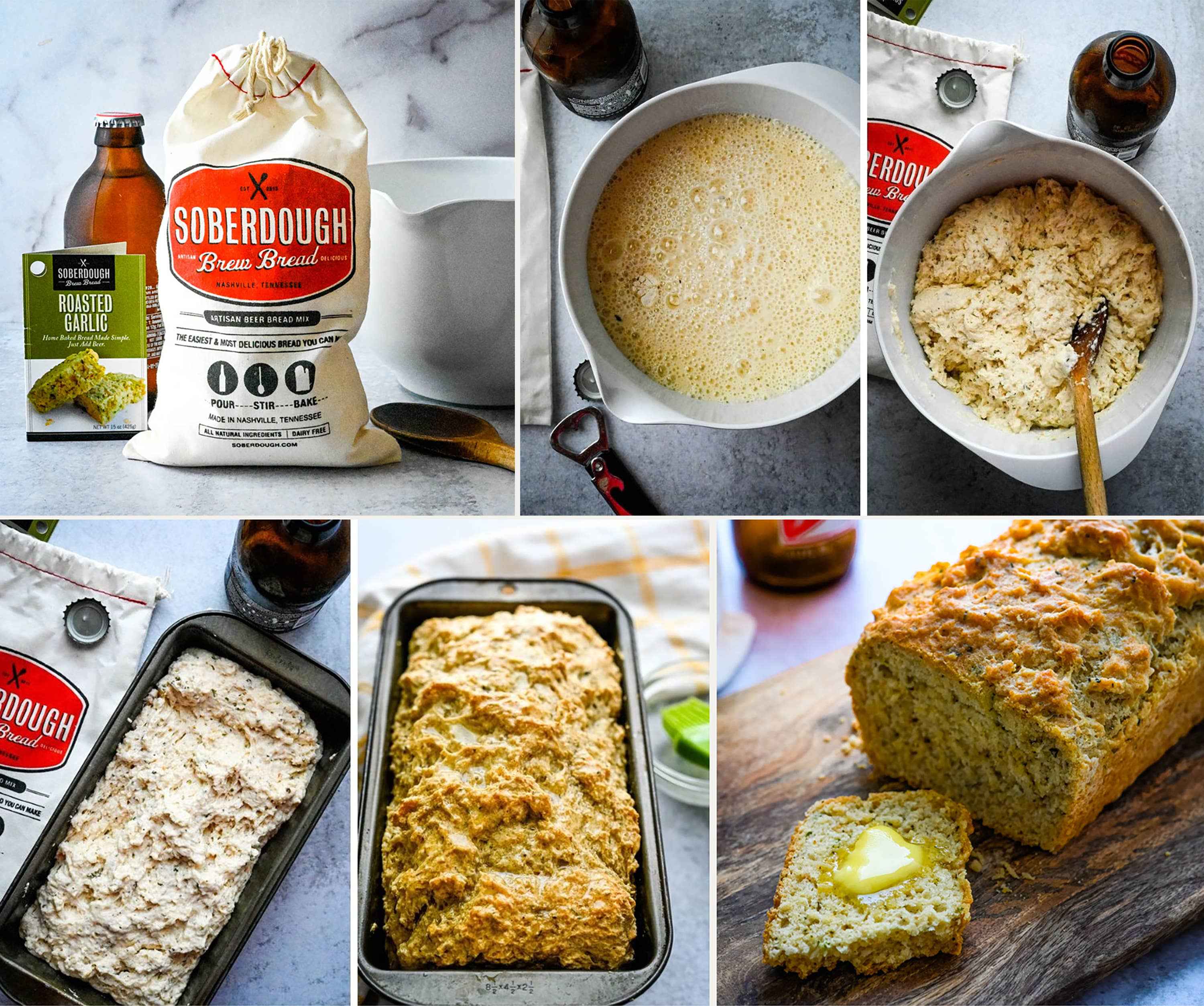 Texas Beer Bread - Lemon Poppy Seed