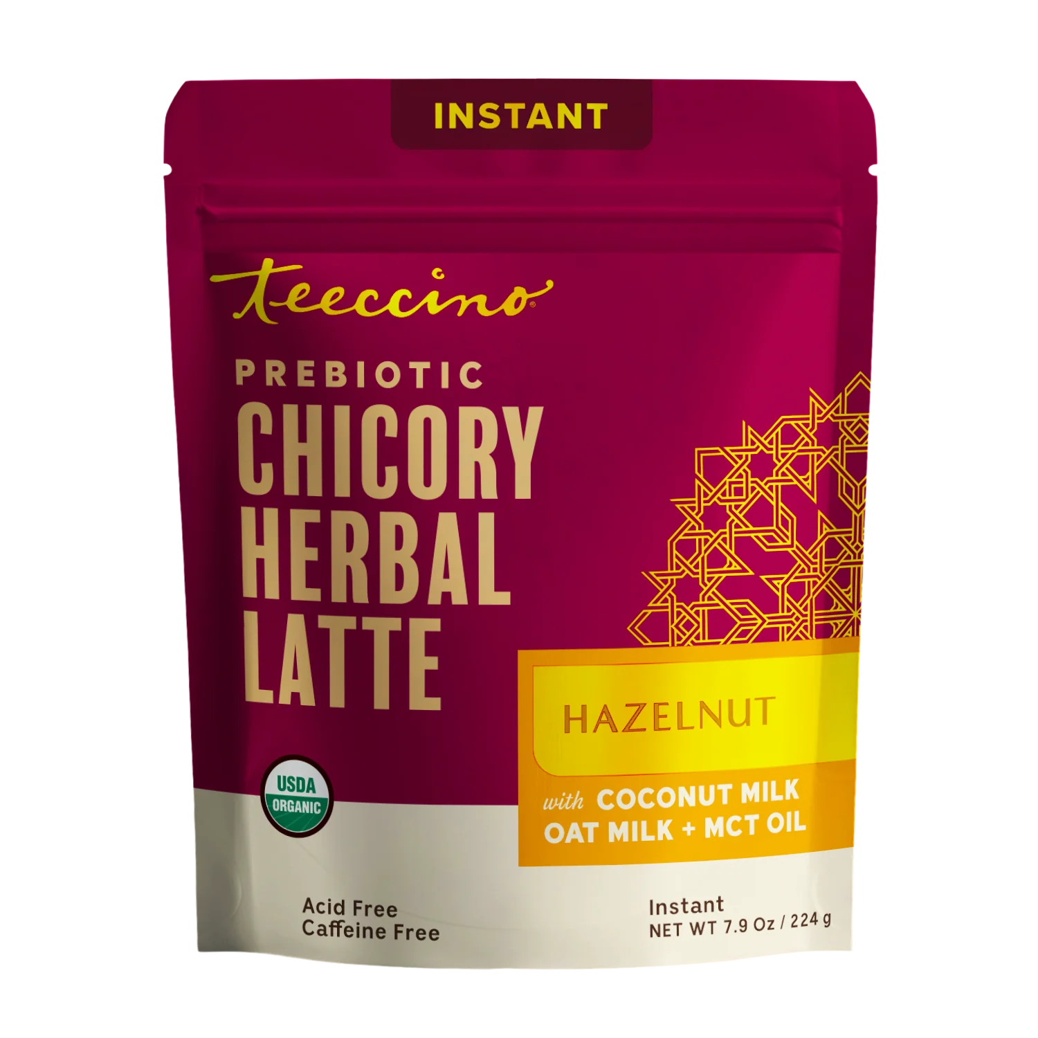 Instant Hazelnut Herbal Latte