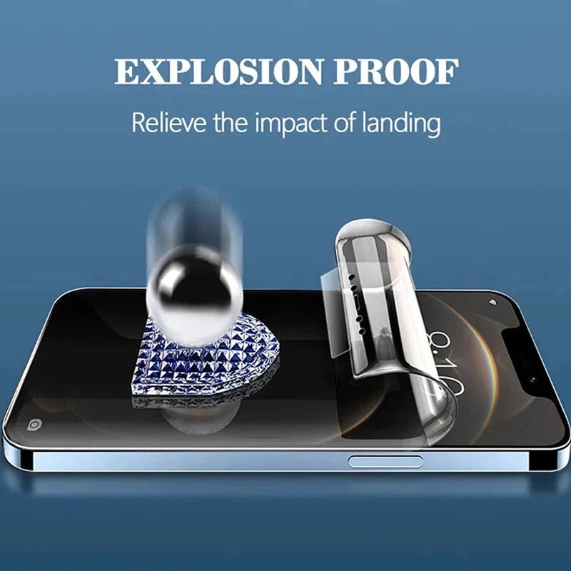 3Pcs Anti-Spy Hydrogel Film iPhone 16 15 14 13 12 11 Pro Max.