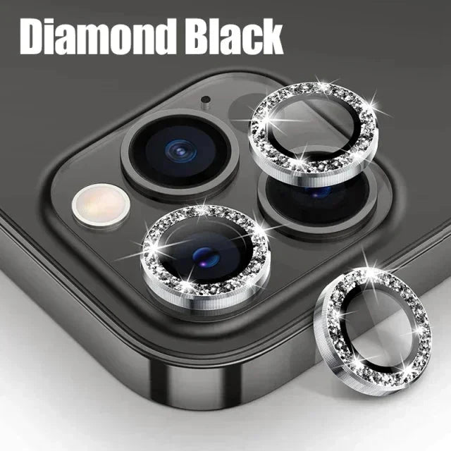 3Pcs Metal Lens Protector Glass for IPhone.