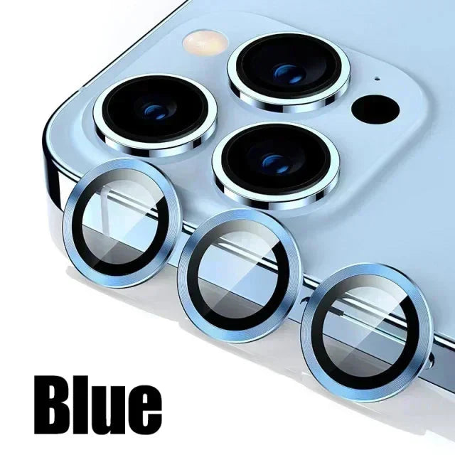 3Pcs Metal Lens Protector Glass for IPhone.