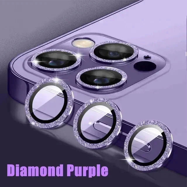 3Pcs Metal Lens Protector Glass for IPhone.