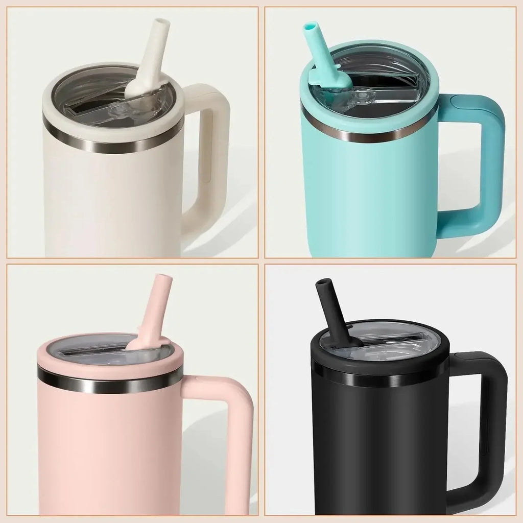 40oz Flip Straw Leak Proof Lid for Stanley H2.0 Quencher.