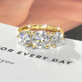 4CT Moissanite Ring