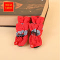4pcs Water-Resistant Dog Shoes.