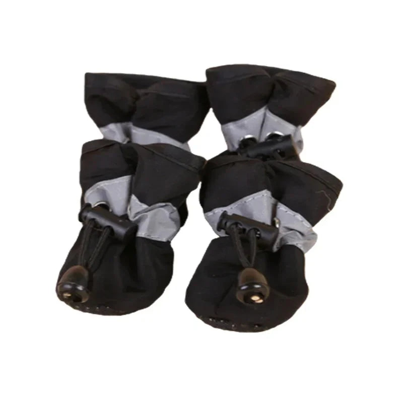 4pcs/set Waterproof Pet Dog Shoes.