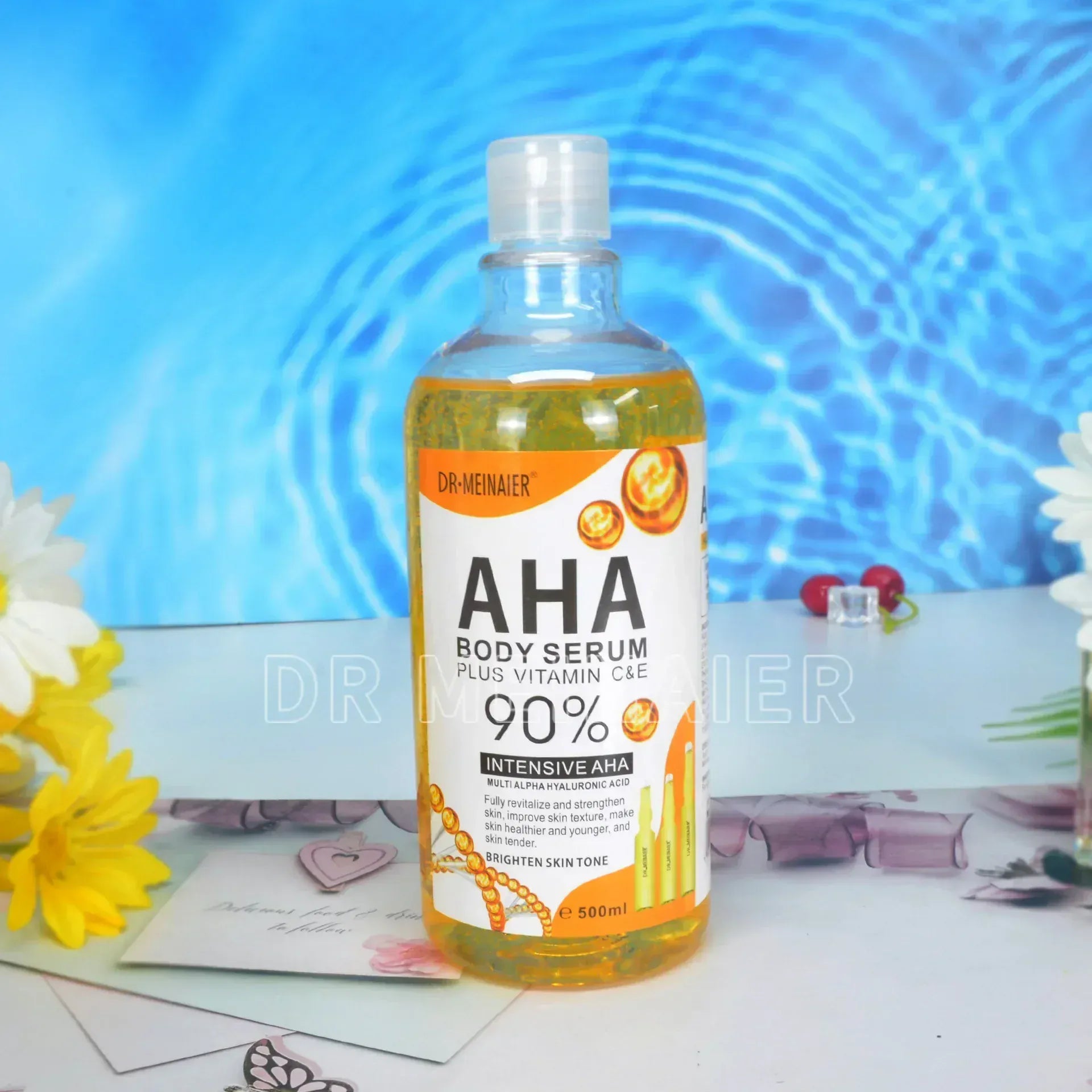 500ml Hyaluronic Acid Brightening Face & Body Serum
