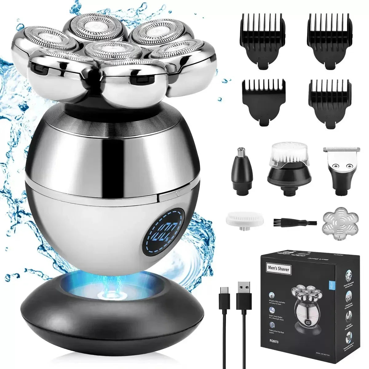 7D Floating Head Electric Shaver