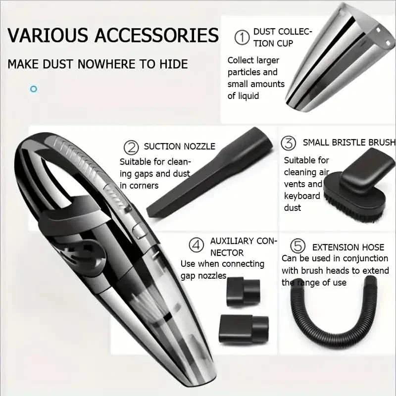 Car Handheld Cordless Vacuum Cleaner