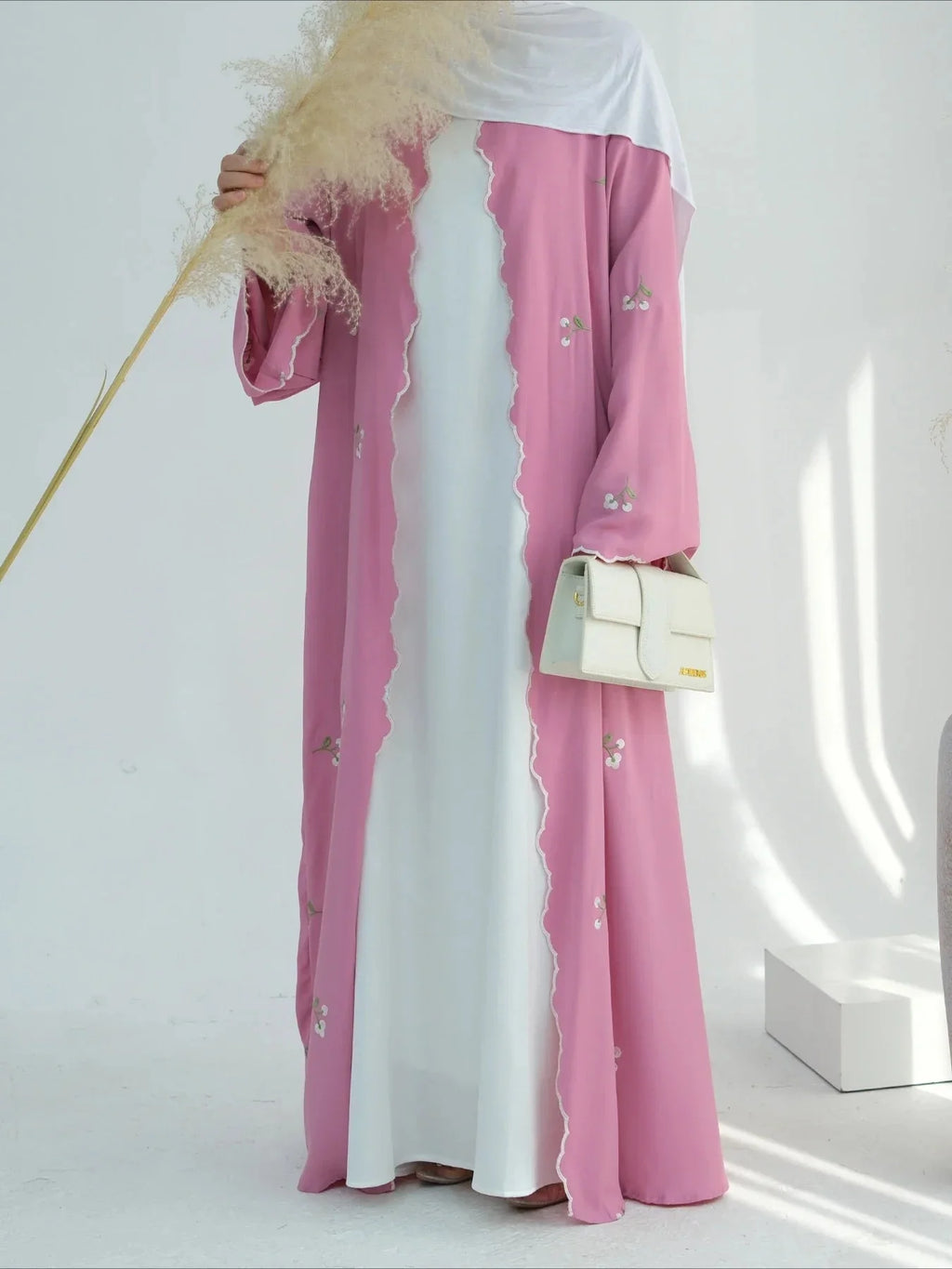 Abaya Embroidery Cardigan.