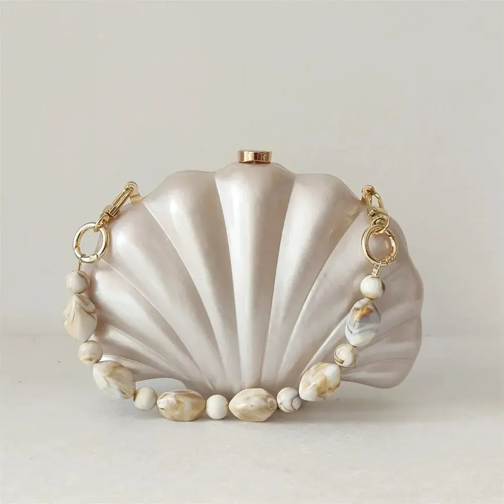 Acrylic Shell Ladies Clutch Purse.
