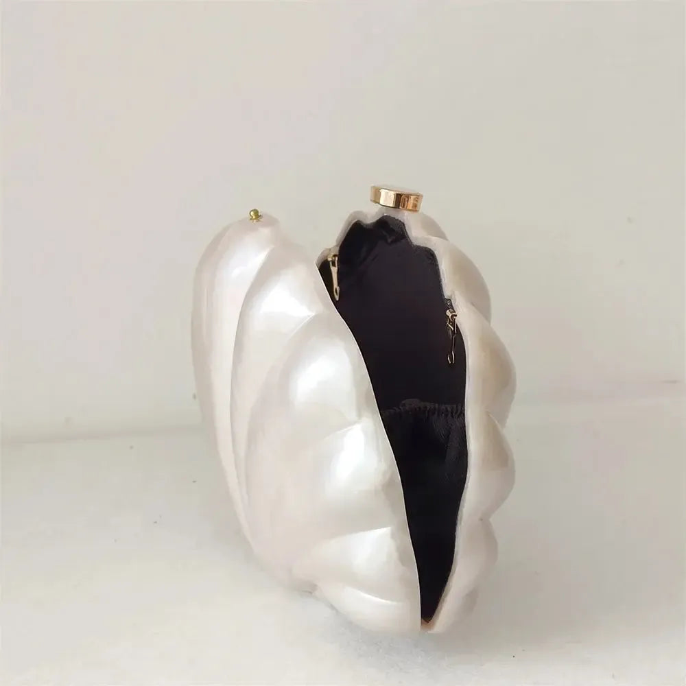 Acrylic Shell Ladies Clutch Purse.
