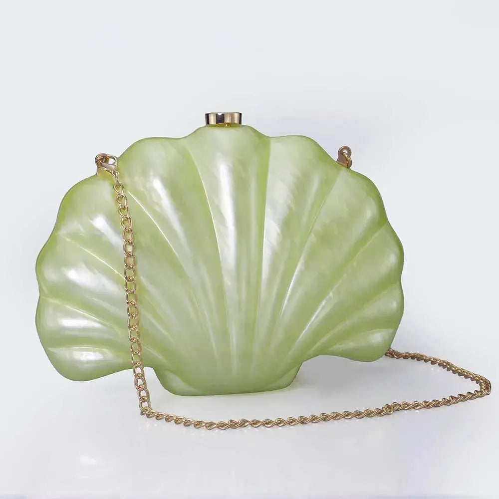 Acrylic Shell Ladies Clutch Purse.