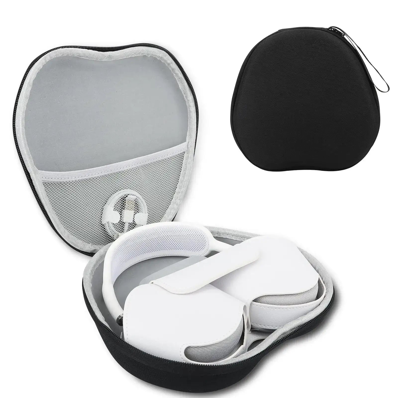 AirPods Max Hard Case | Sleep Mode Smart Shell w/ Mesh Pocket
