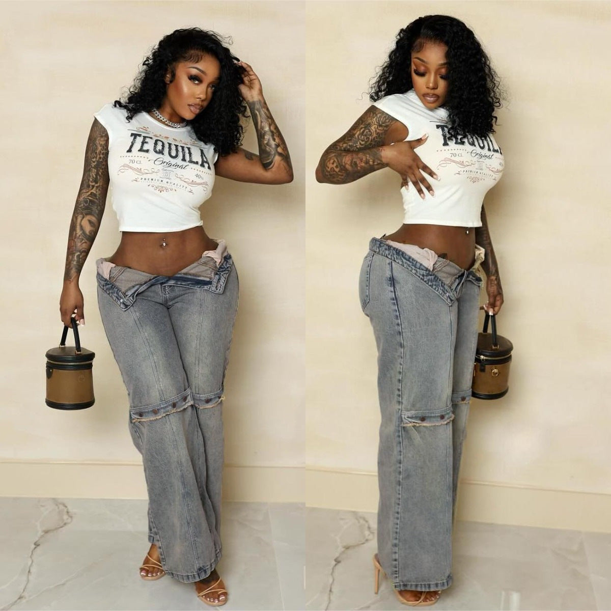 Baggy Streetwear Denim Jeans – Relaxed Fit Trend