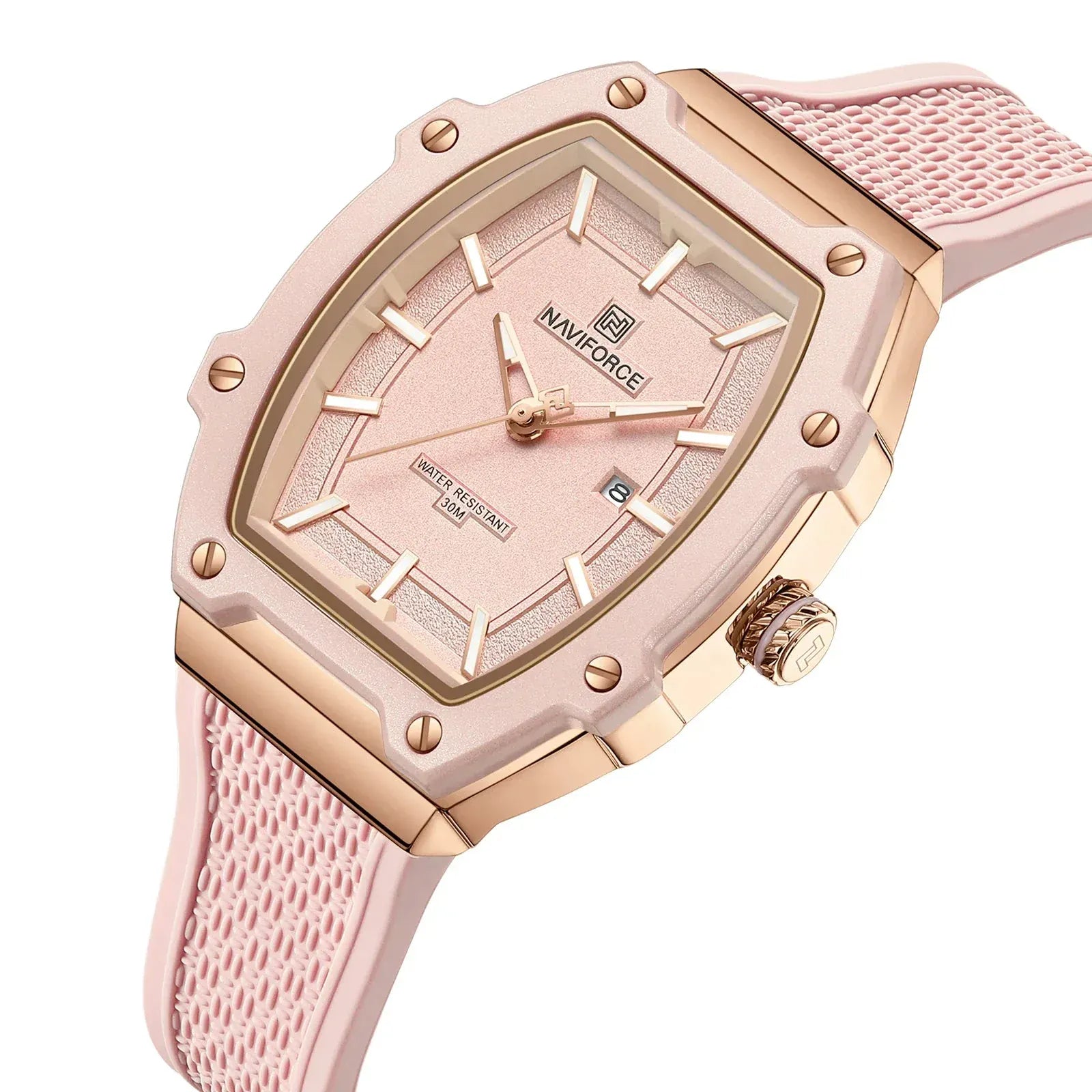 Barrel Women’s Watch | Silicone Strap Waterproof Sport Clock