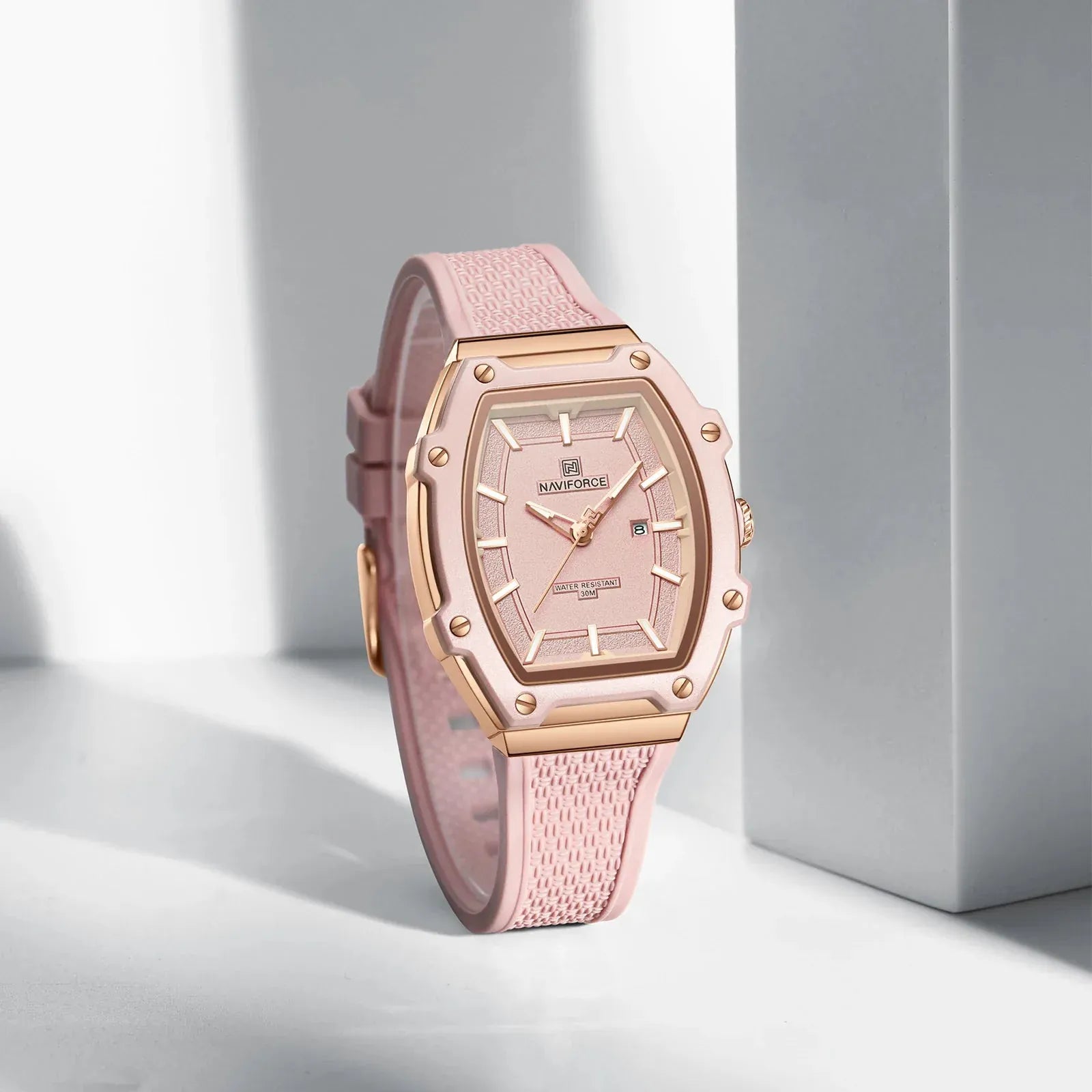 Barrel Women’s Watch | Silicone Strap Waterproof Sport Clock