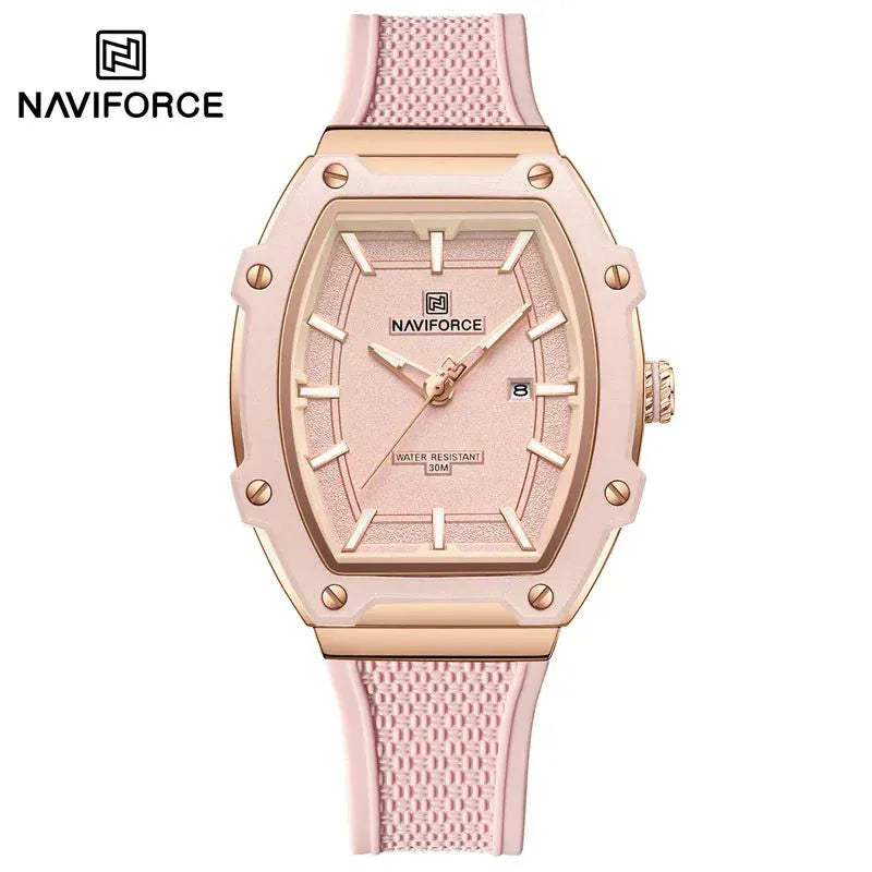 Barrel Women’s Watch | Silicone Strap Waterproof Sport Clock