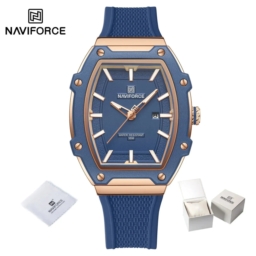 Barrel Women’s Watch | Silicone Strap Waterproof Sport Clock