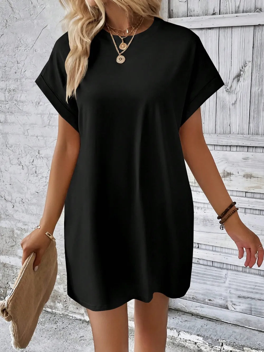Classic Fit Sheerless Stretch Top - Versatile Polyester Blend