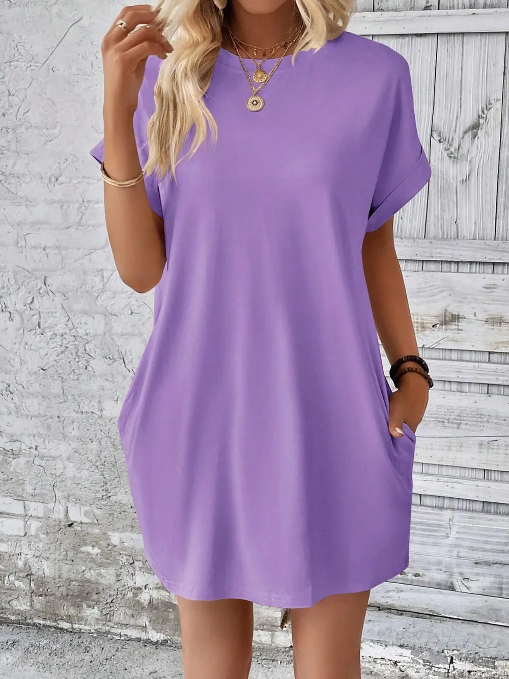 Classic Fit Sheerless Stretch Top - Versatile Polyester Blend