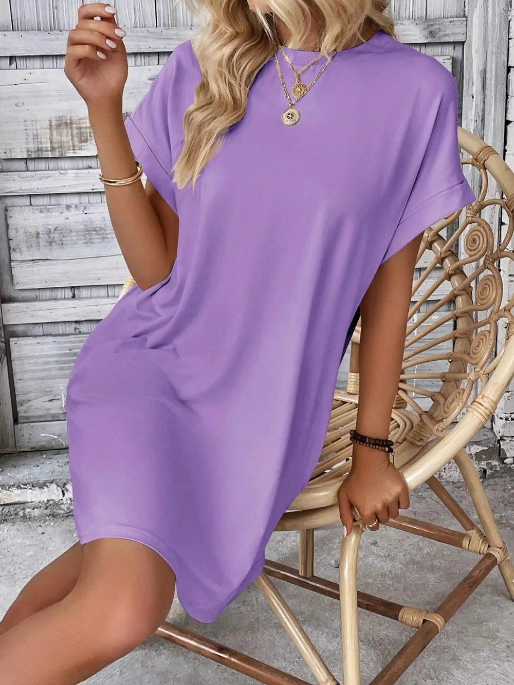 Classic Fit Sheerless Stretch Top - Versatile Polyester Blend