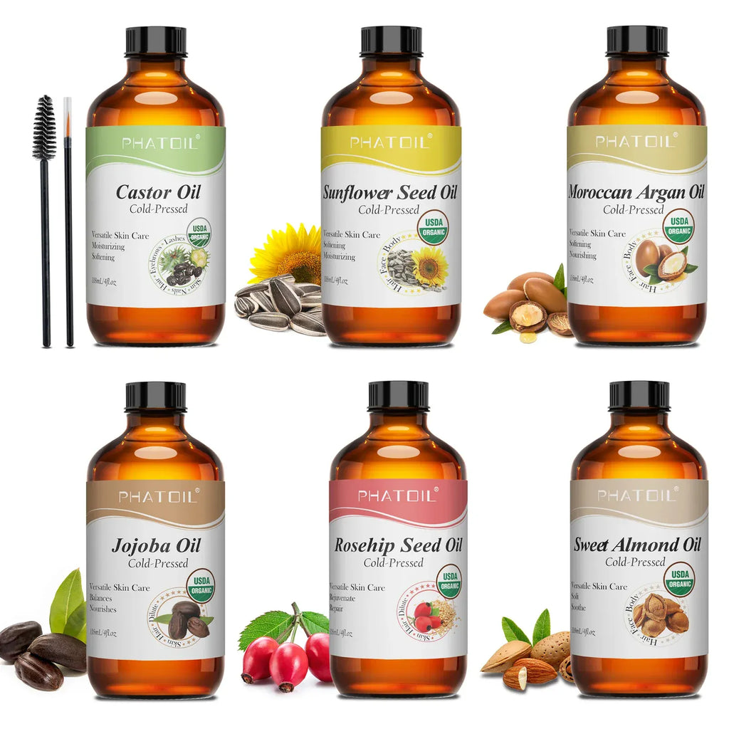Cold Pressed Organic Castor Oil for Face