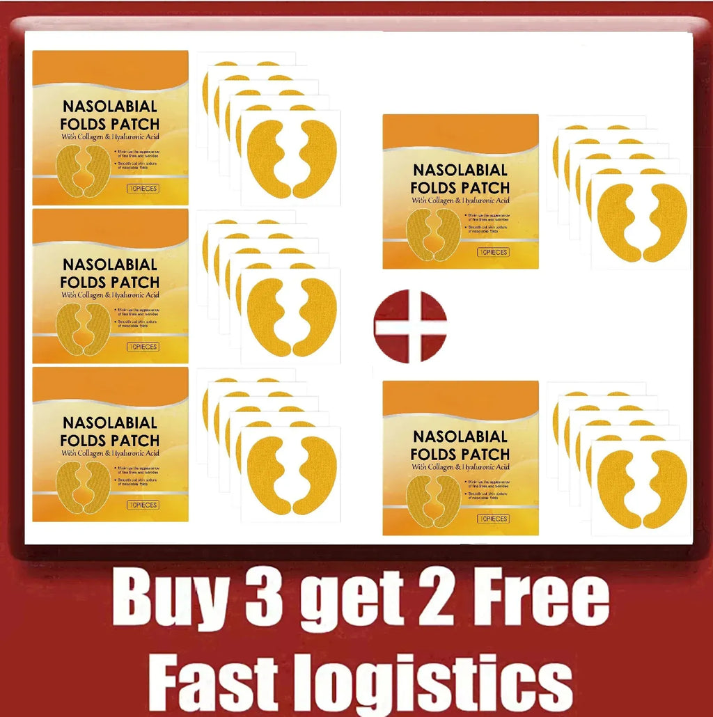 Collagen Nasolabial Folds Patch – Firming & Anti-Wrinkle Moisture Mask