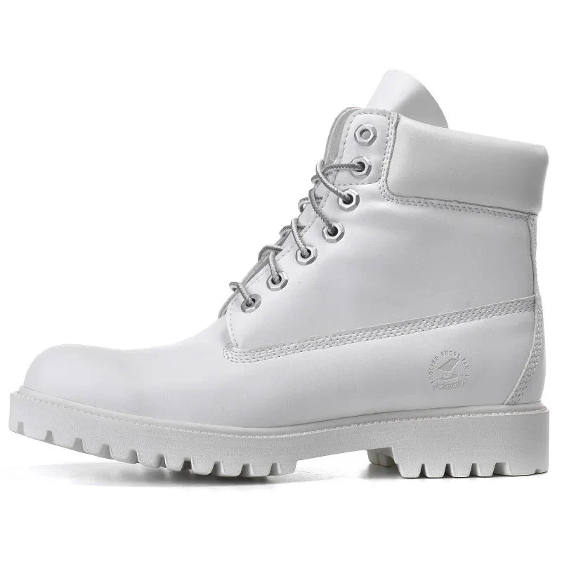 Cow Leather Outdoor Unisex Boots. Casual Boots. Breathable Military Boots.