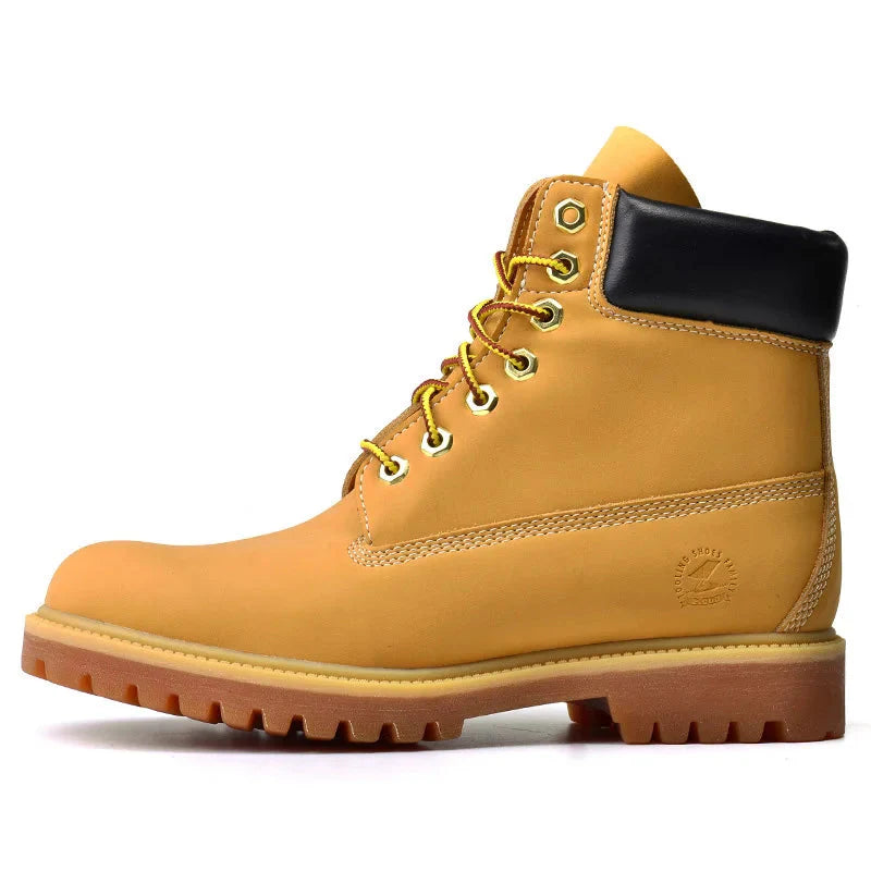 Cow Leather Outdoor Unisex Boots. Casual Boots. Breathable Military Boots.