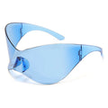 Cycling Oversized Punk Rimless Goggle.