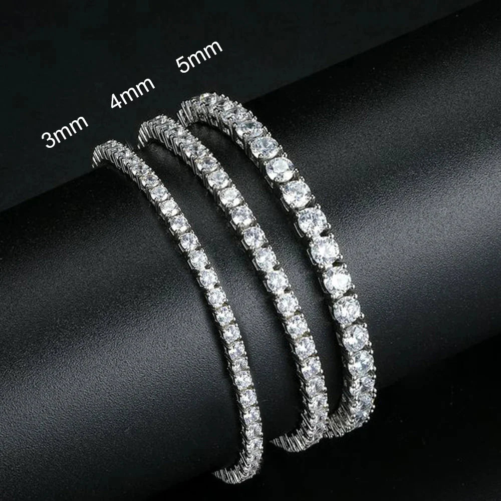 Dainty Moissanite Tennis Bracelet.
