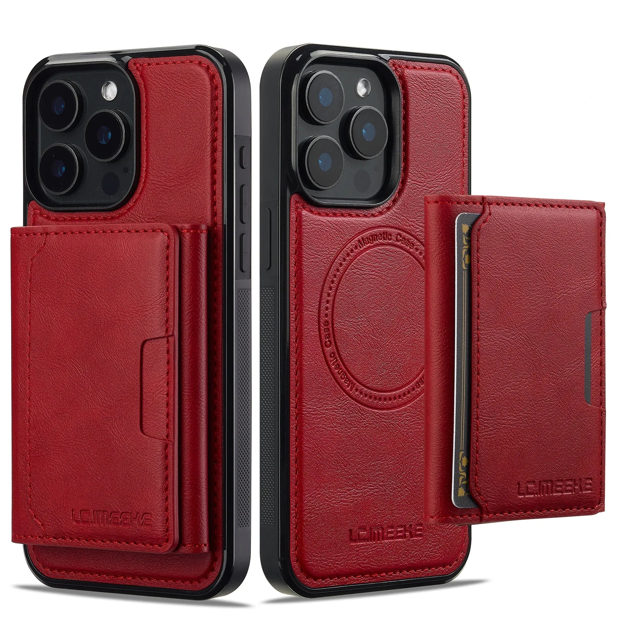 Detachable Magnetic Leather Case For iPhone