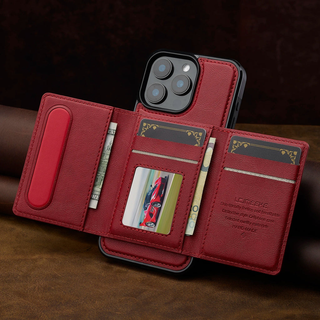 Detachable Magnetic Leather Case For iPhone