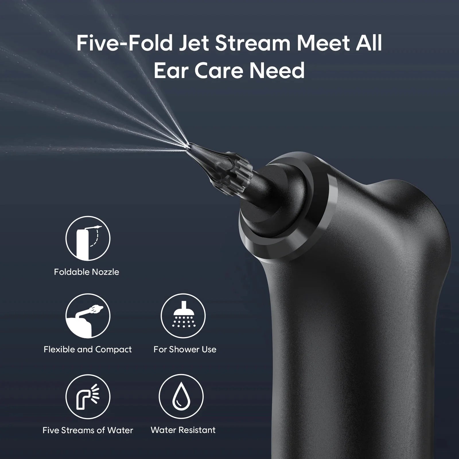 Electric Ear Wax Removal Kit - 4 Pressure Modes.
