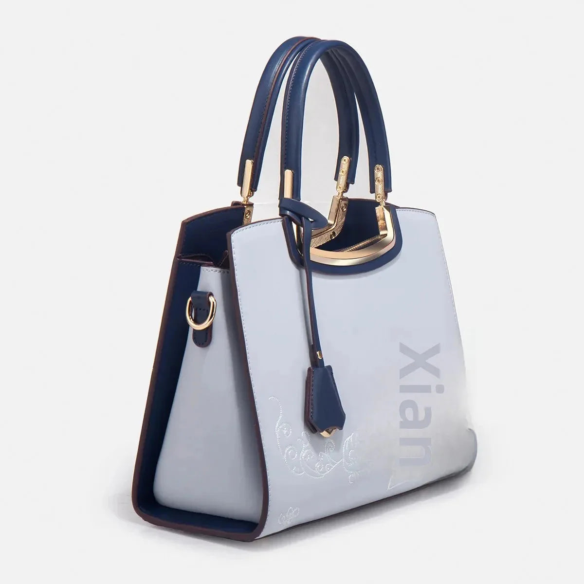 Embroidered Large Capacity Women's Shoulder Bag. High-end Top-handle Bag For Women.