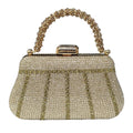 Exquisite Evening Purse With Diamond Design.
