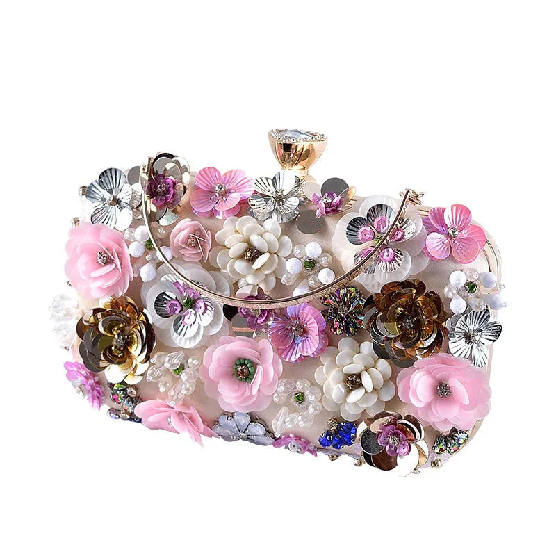 Floral Wedding Clutch