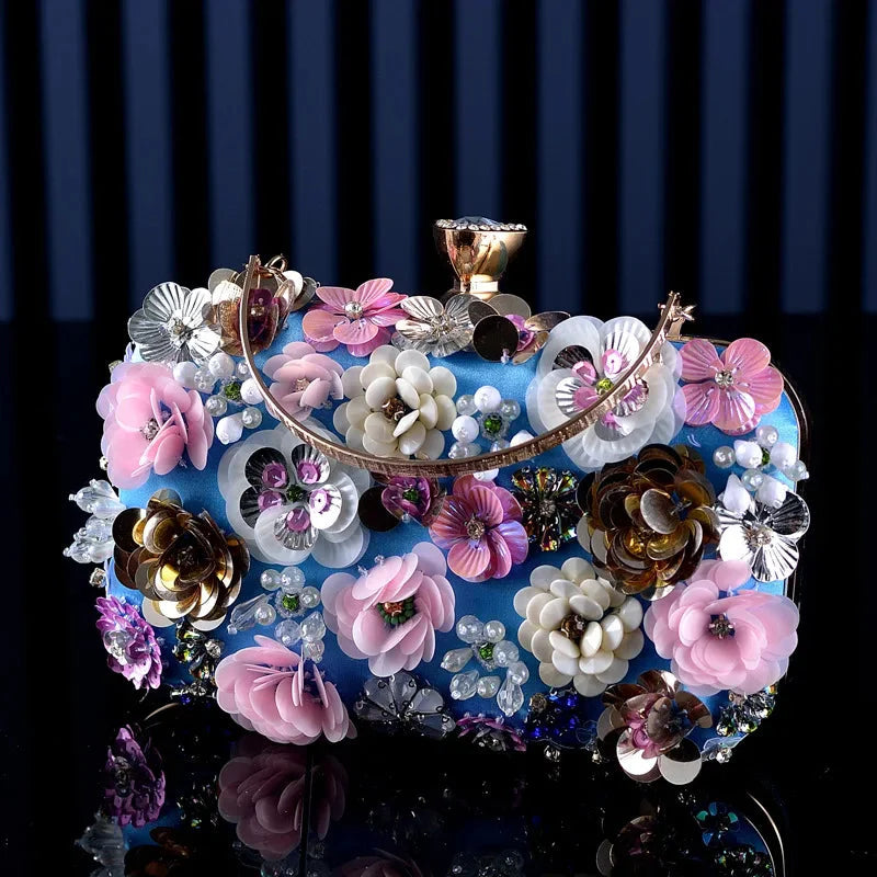 Floral Wedding Clutch