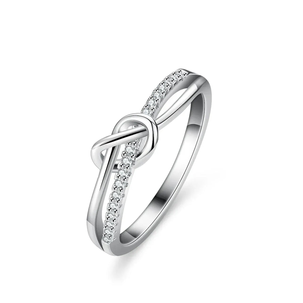 Full Moissanite Ring | 925 Silver 18K Gold Plated Wedding & Engagement Band