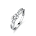 Full Moissanite Ring | 925 Silver 18K Gold Plated Wedding & Engagement Band