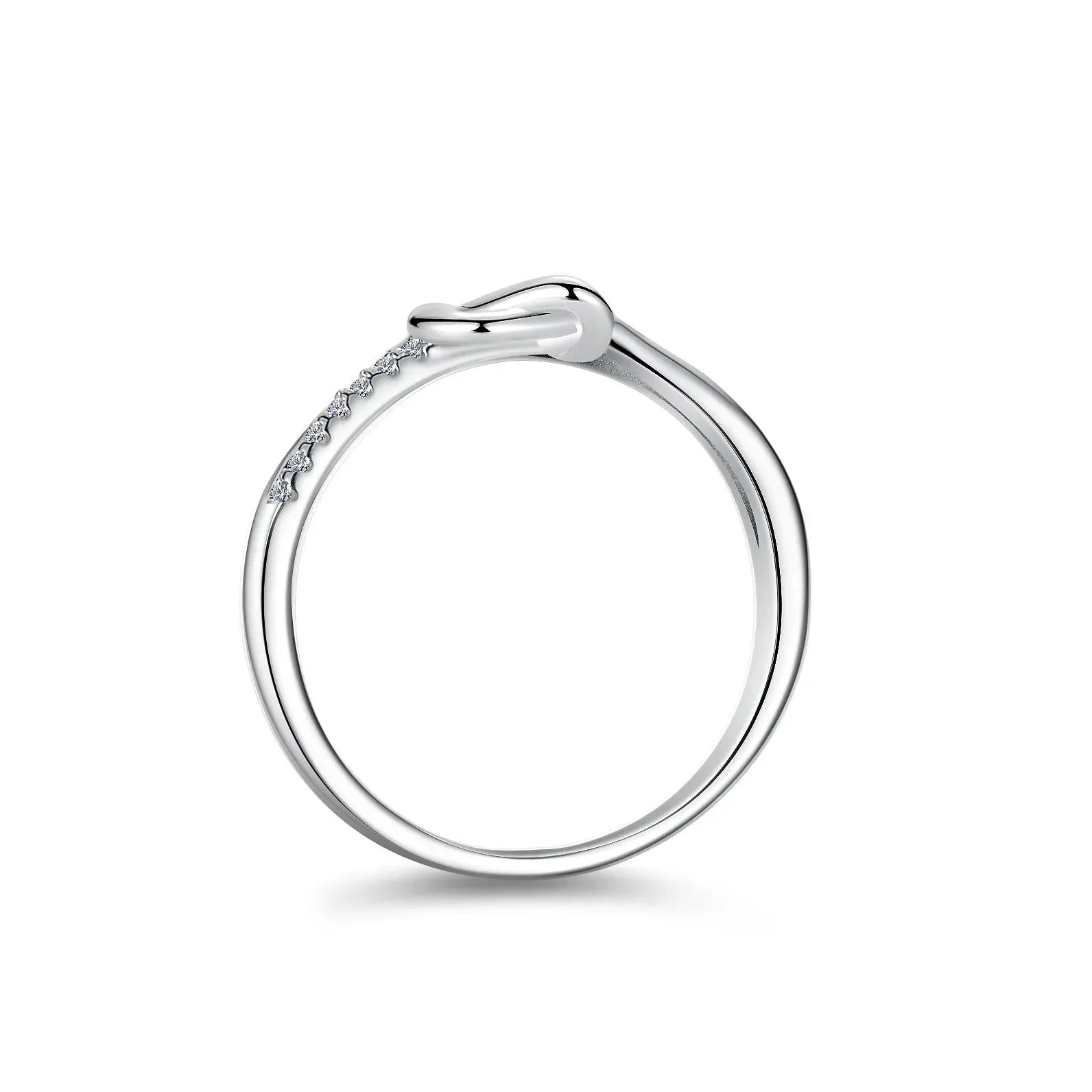 Full Moissanite Ring | 925 Silver 18K Gold Plated Wedding & Engagement Band
