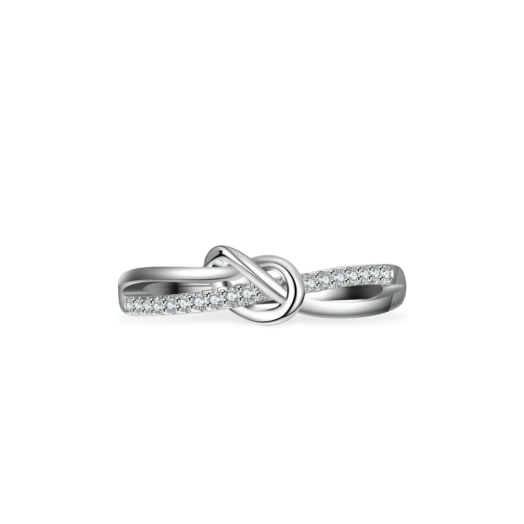 Full Moissanite Ring | 925 Silver 18K Gold Plated Wedding & Engagement Band