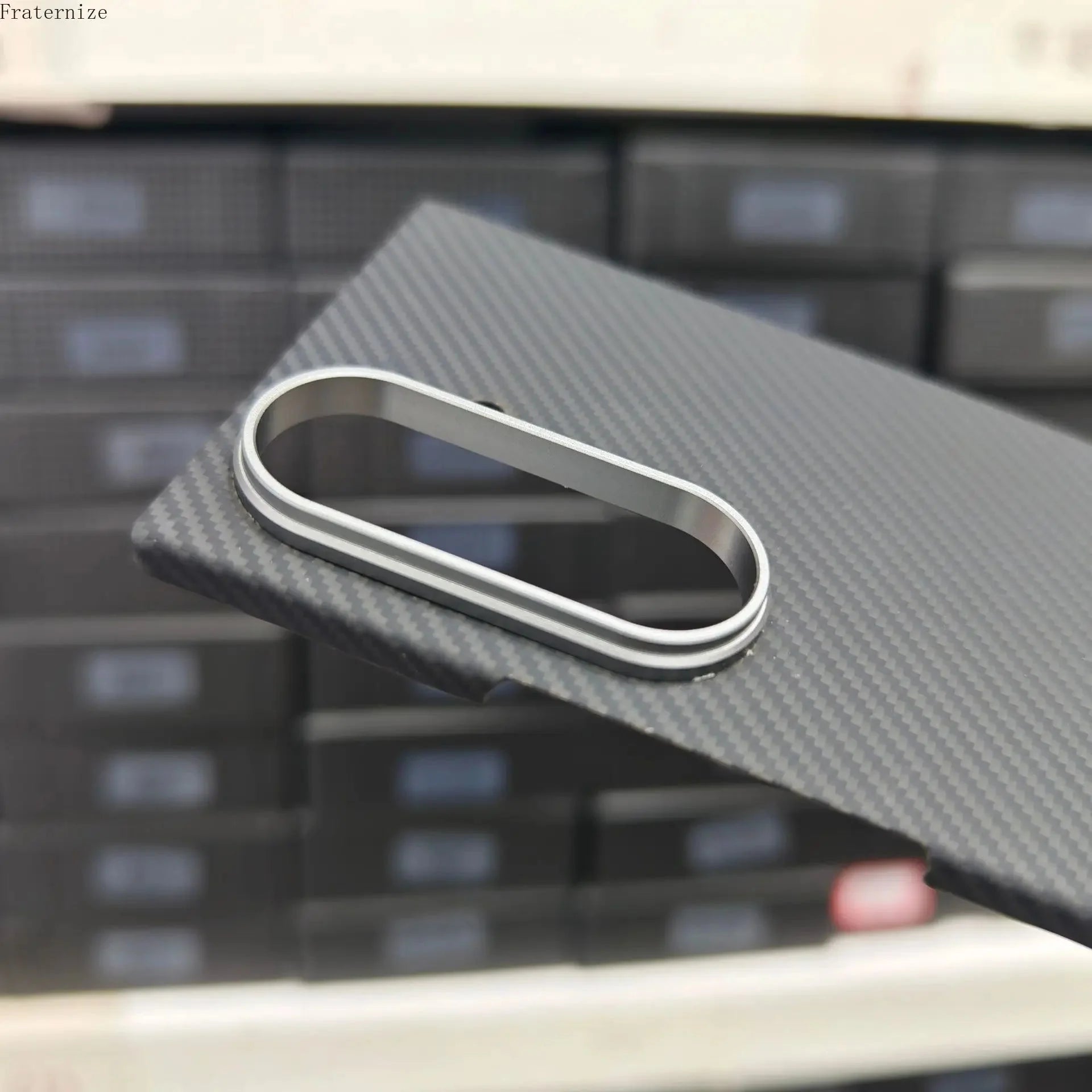 Galaxy Z Fold 7 Shockproof Carbon Fiber Phone Case.